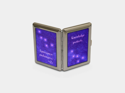 Cigarette Case - Knowledge Protects