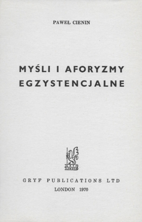 Myśli i aforyzmy egzystencjalne