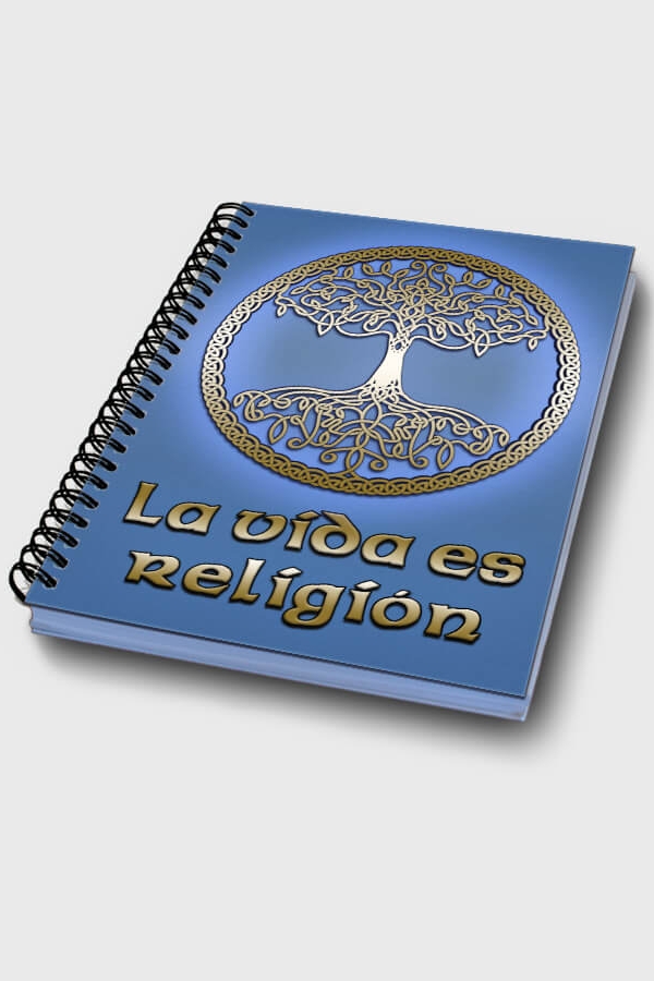 Cuaderno - La vida es religión tapa