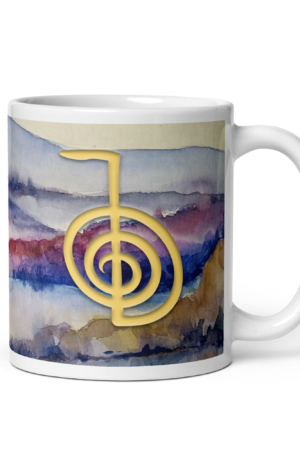 Reiki Mug – Cho Ku Rei, Watercolor
